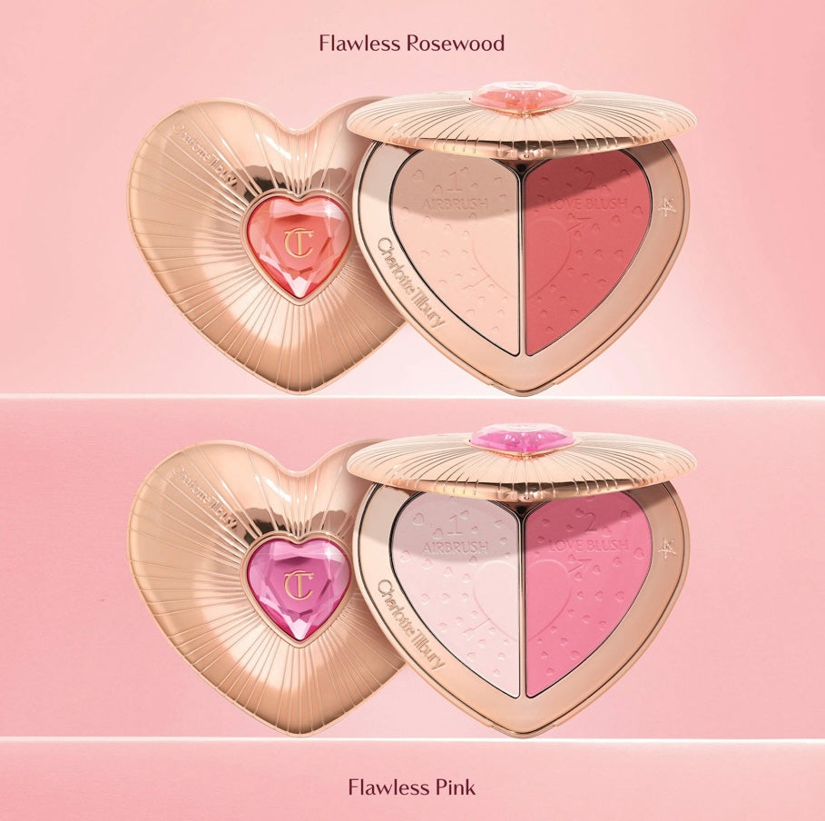 Charlotte Tilbury- Pillow Talk Beauty Soulmates Brighten & Blush Powder Palette