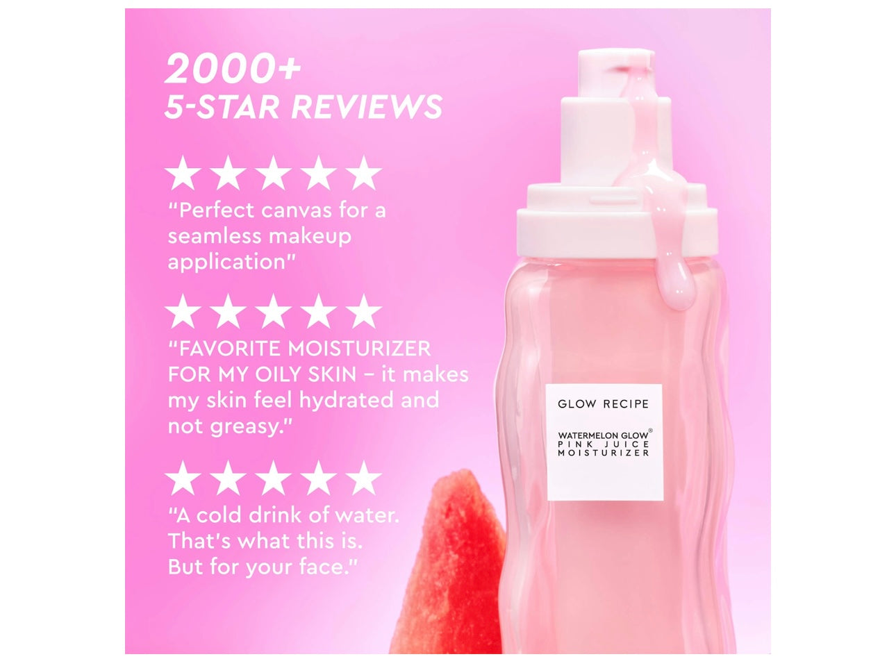 GLOW RECIPE- Watermelon Pink Juice Oil-Free Moisturizer