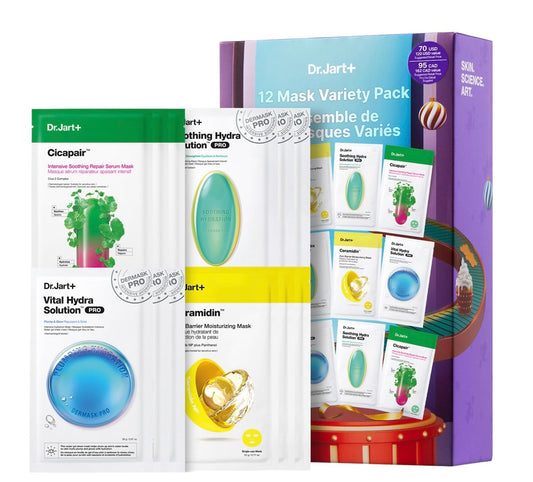 DR. JART+
Korean Sheet Mask 12 Pack Gift Set