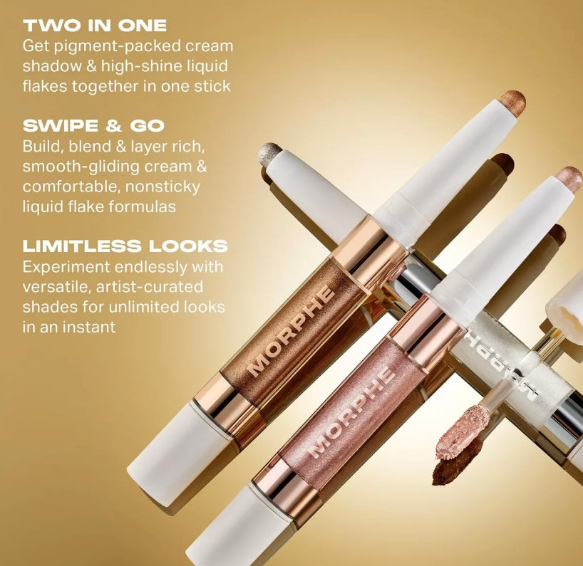 Morphe- Mixed Signals Dual Ended Cream & Liquid Shadow Stick