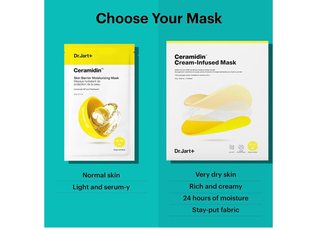 DR. JART+
Korean Sheet Mask 12 Pack Gift Set