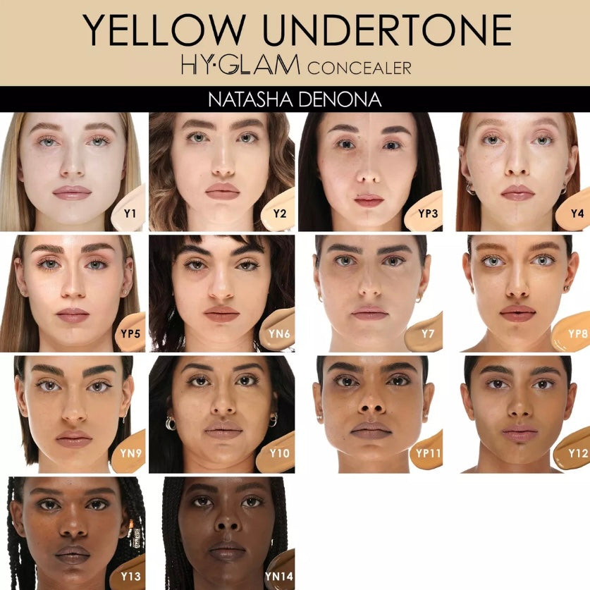 Natasha Denona- Hy-Glam Brightening & Hydrating Medium to Full Coverage Crease Proof Serum Concealer