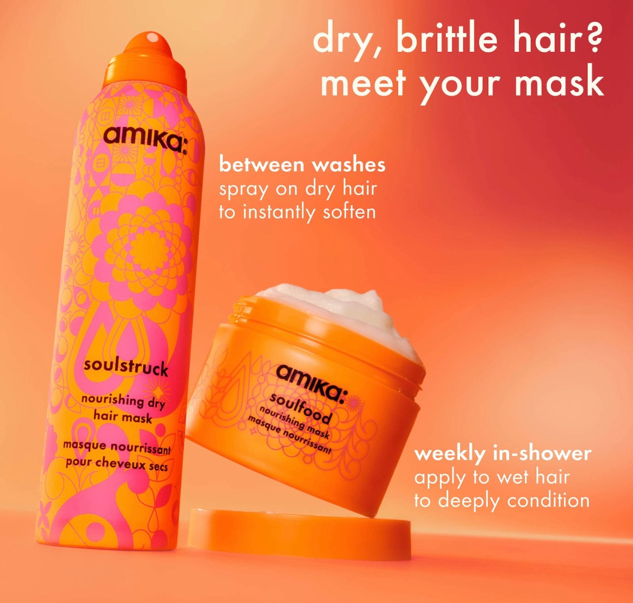 AMIKA- Soulstruck Nourishing Dry Hair Treatment Mask