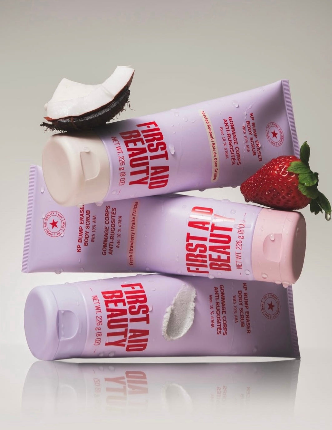 First Aid Beauty- Smooth + Juicy Scrub & Exfoliator Kit
