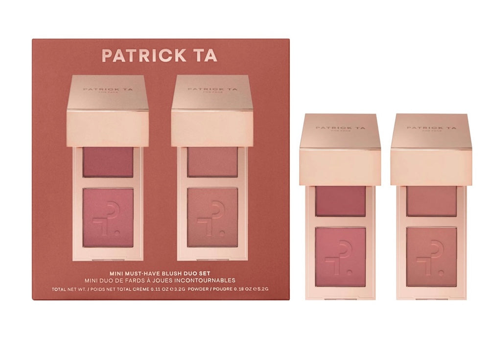 Patrick Ta- Mini Must Have Major Headlines Double Take Creme & Powder Blush Duo Set