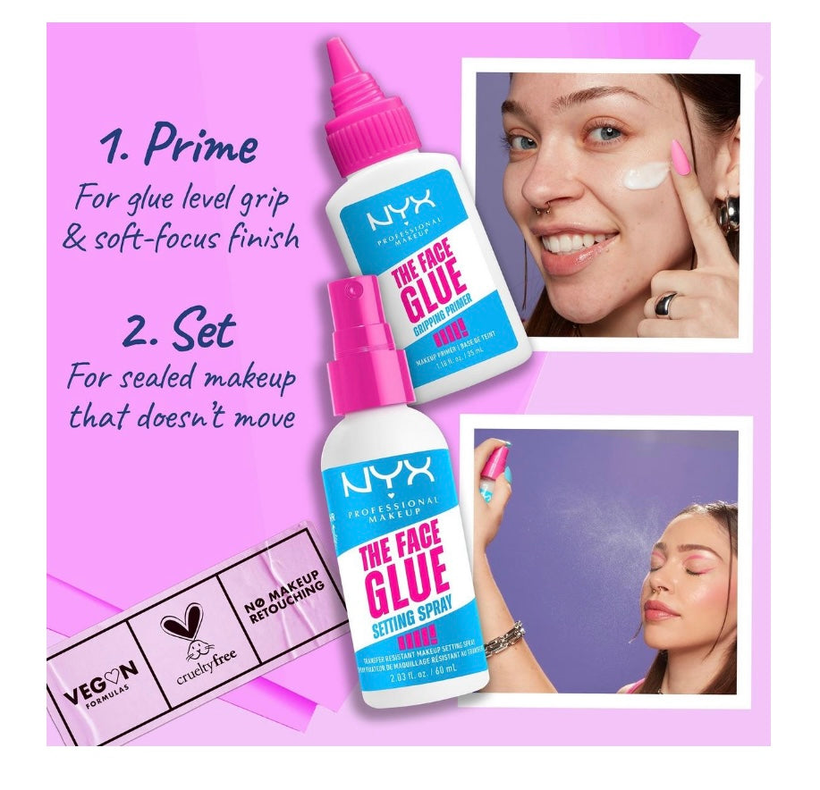 NYX- The Face Glue Gripping Setting Spray