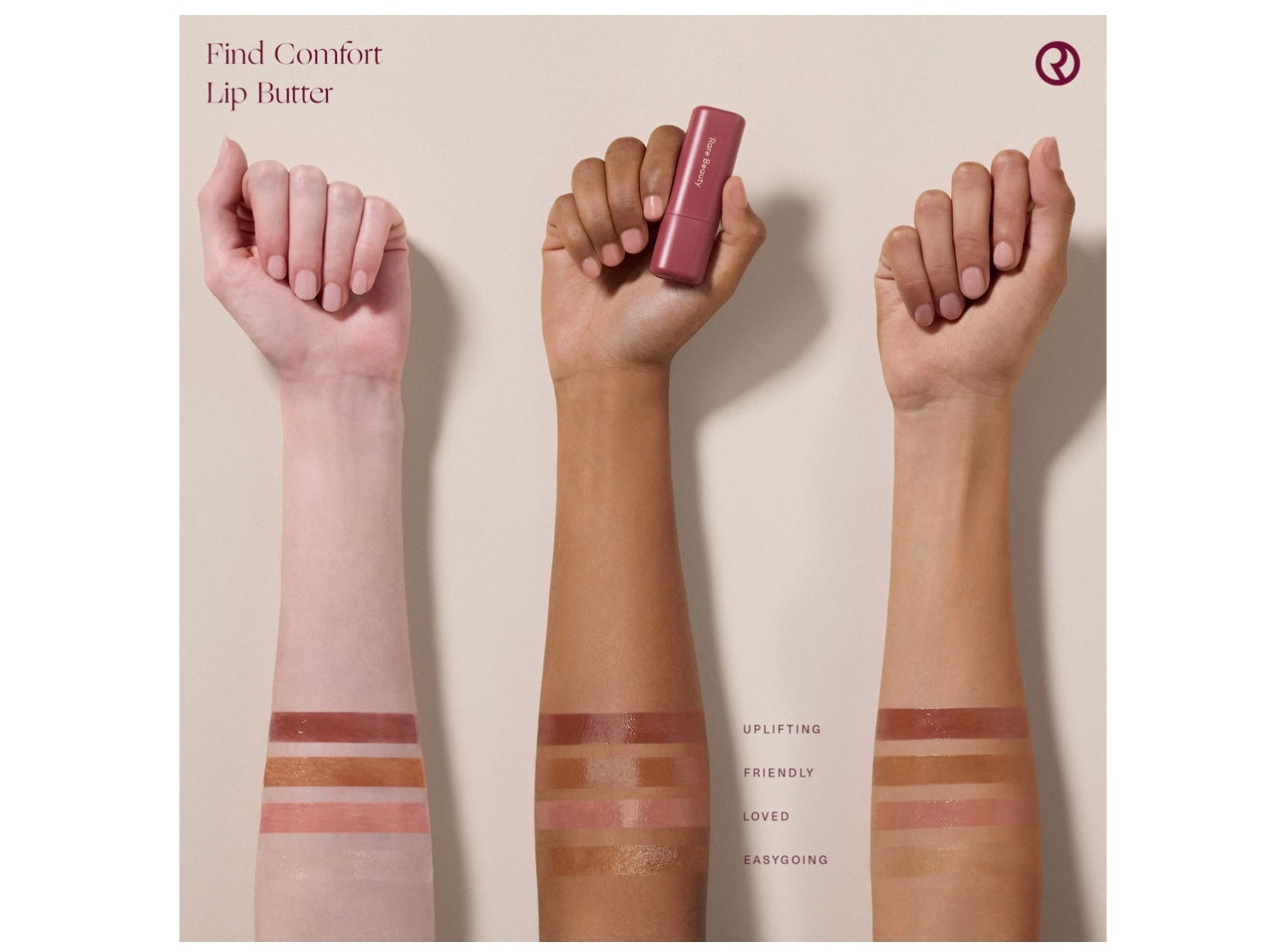RARE BEAUTY- Find Comfort Lip Butter Balm + Overnight Mask with Hyaluronic Acid Butter