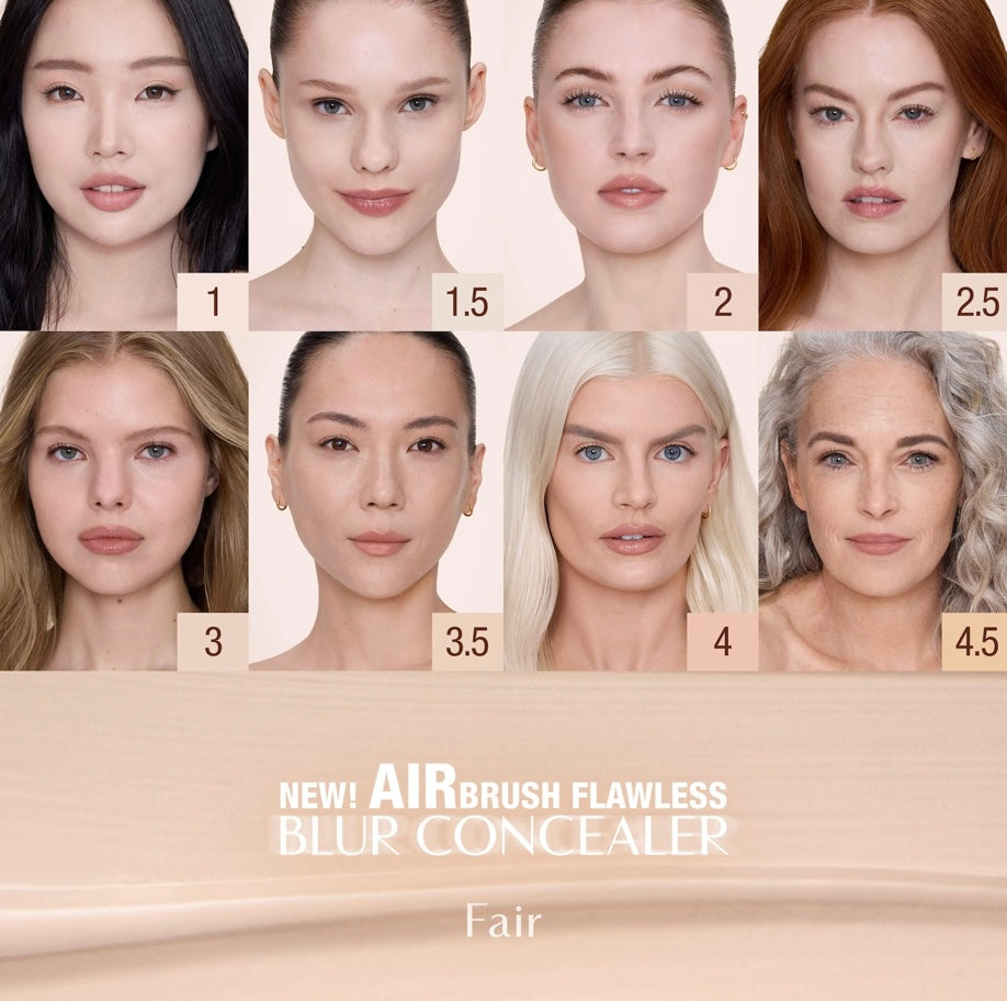 Charlotte Tilbury- Airbrush Flawless Crease Proof Long Wear Blur Concealer