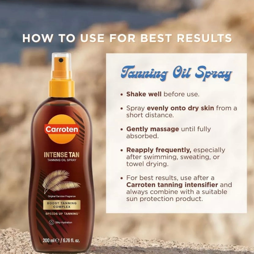 Carroten- Intense Tan Tanning Oil Spray
