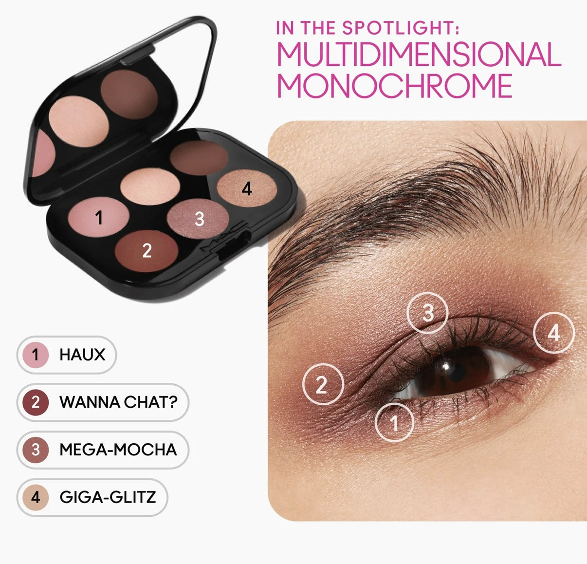 MAC- CONNECT IN COLOUR EYE SHADOW PALETTE