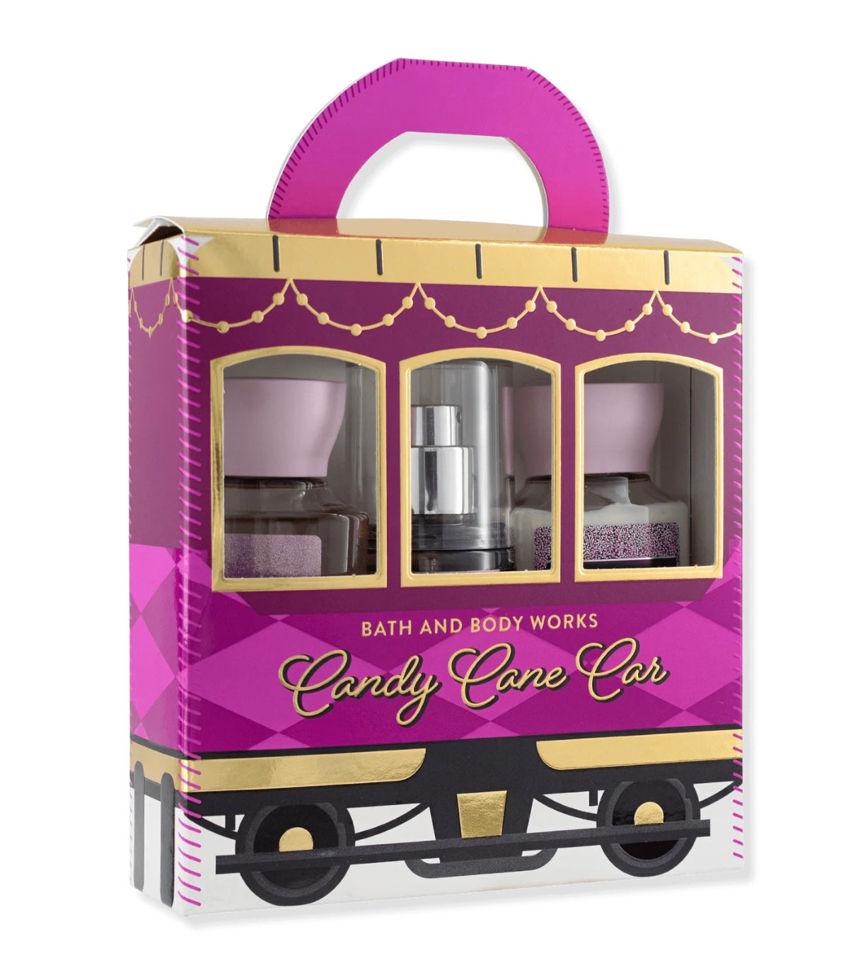 Bath & Body Works- Candy Cane Car Gift Set