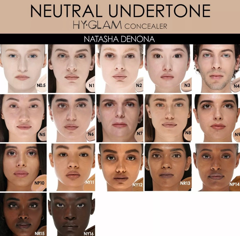 Natasha Denona- Hy-Glam Brightening & Hydrating Medium to Full Coverage Crease Proof Serum Concealer