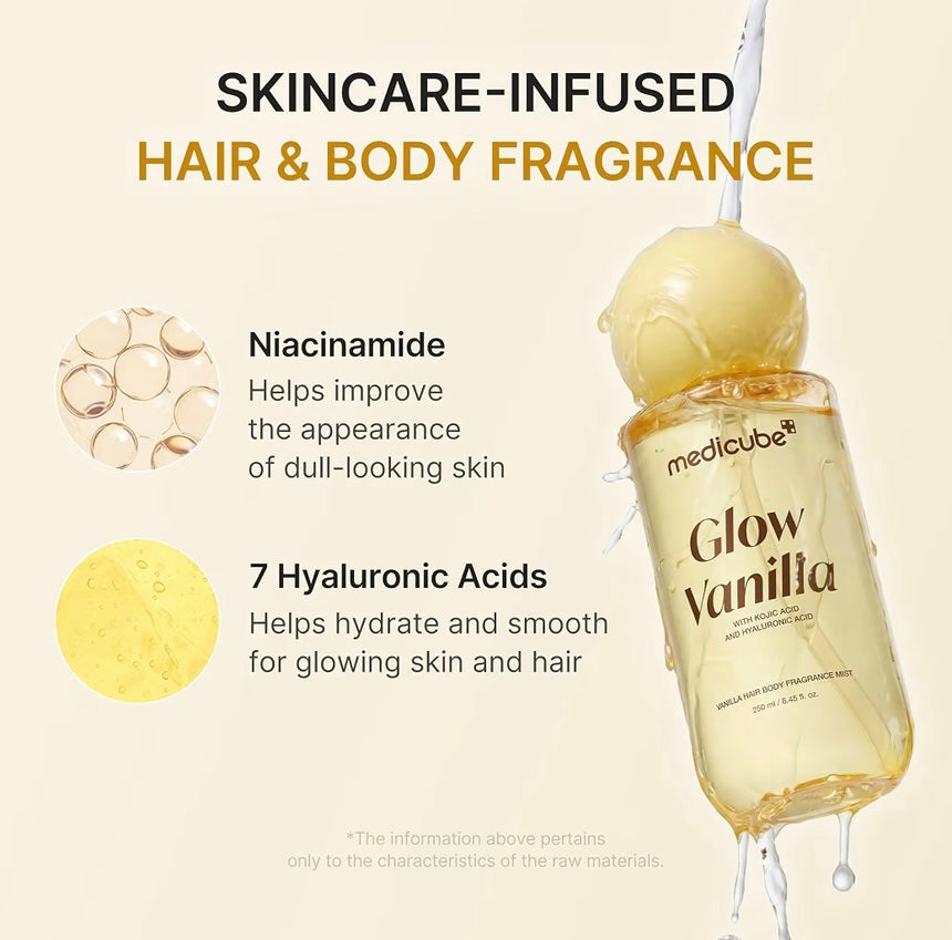 Medicube- Glow Vanilla Hair & Body Fragrance Mist