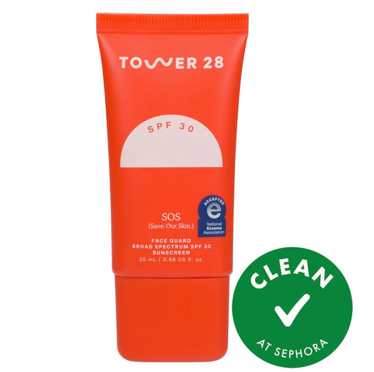 Tower 28- Mini SOS FaceGuard SPF 30 Mineral Sunscreen