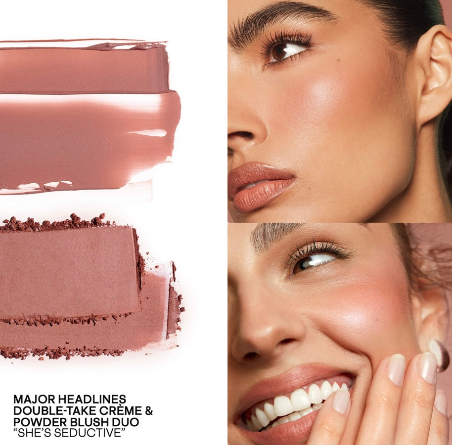 Patrick Ta- Mini Must Have Major Headlines Double Take Creme & Powder Blush Duo Set