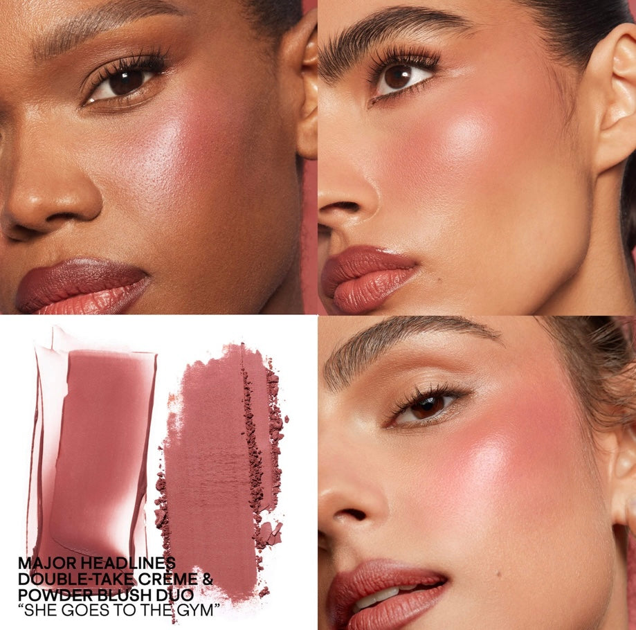 Patrick Ta- Mini Must Have Major Headlines Double Take Creme & Powder Blush Duo Set