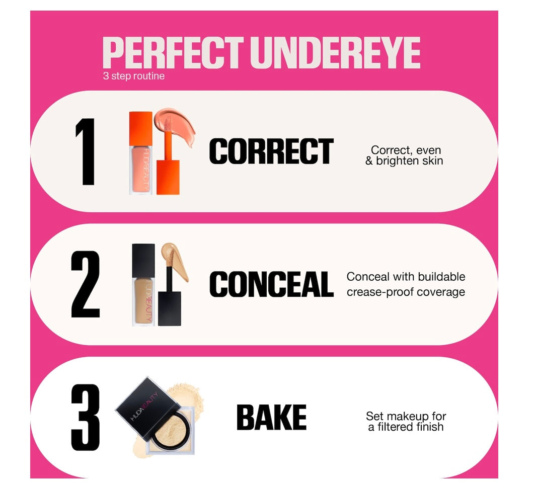 Huda Beauty- Fauxfilter Matte Buildable Coverage Waterproof Concealer