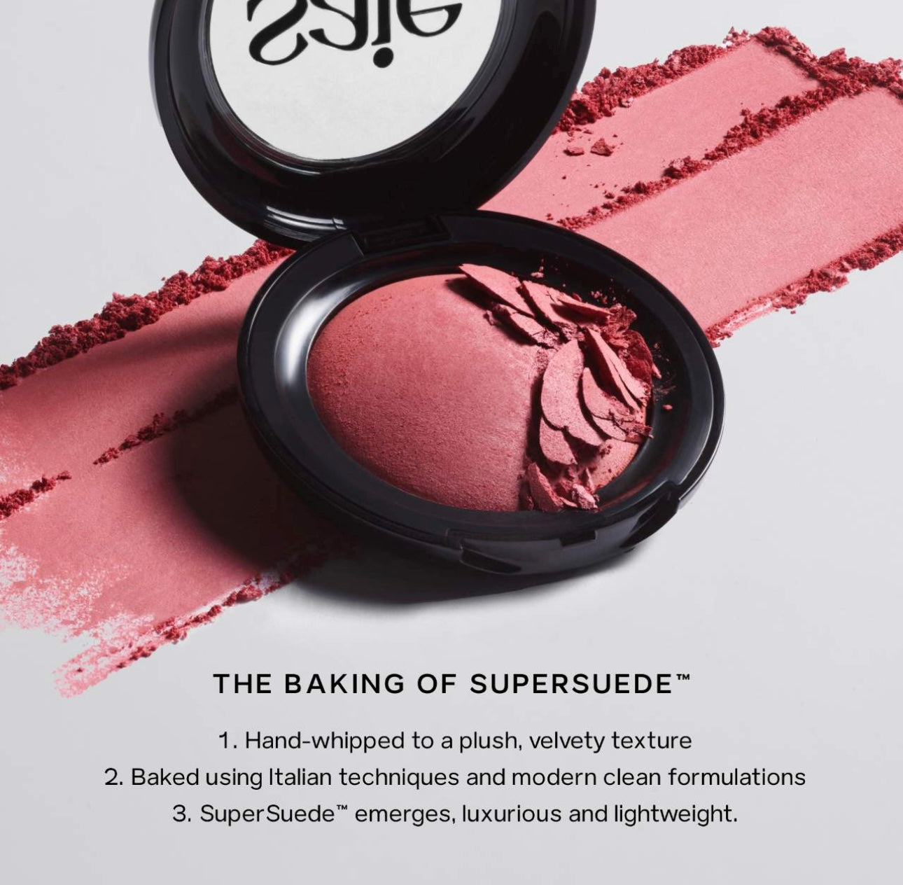 Saie- SuperSuede™ Radiant Talc-Free Baked Powder Blush