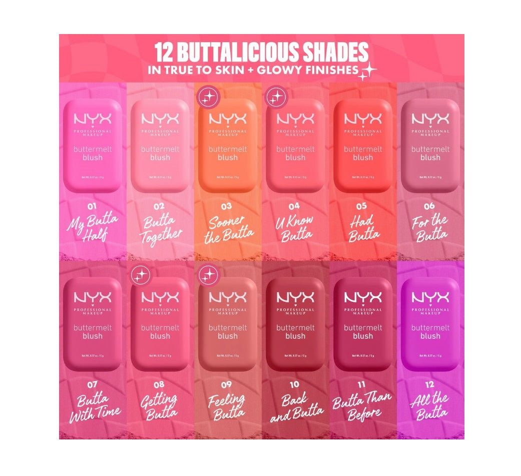 NYX- Buttermelt Pressed Powder Blush