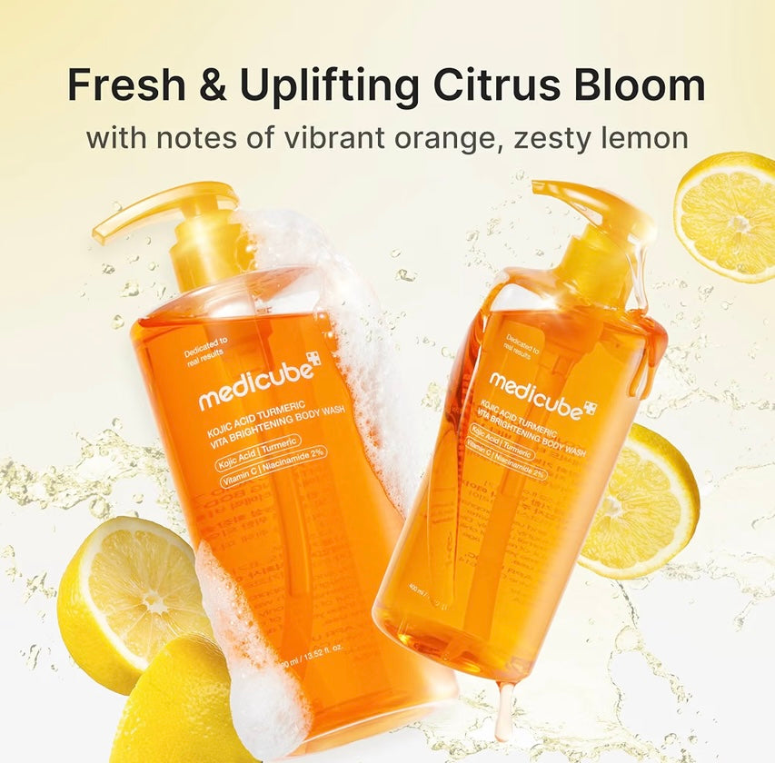 Medicube- Kojic Acid Tumeric Brightening Body Wash