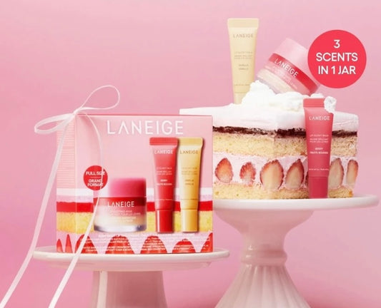 Laneige- Berry Sweet Lip Treatment Minis Trio Set