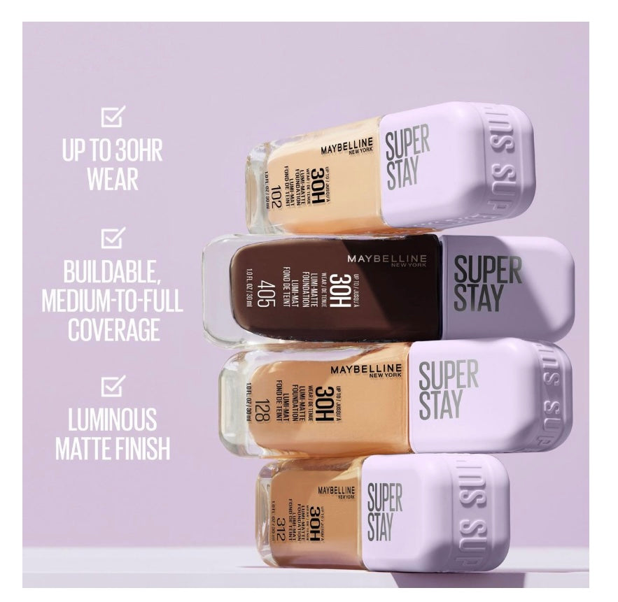 Maybelline- Super Stay Lumi-Matte Longwear Foundation