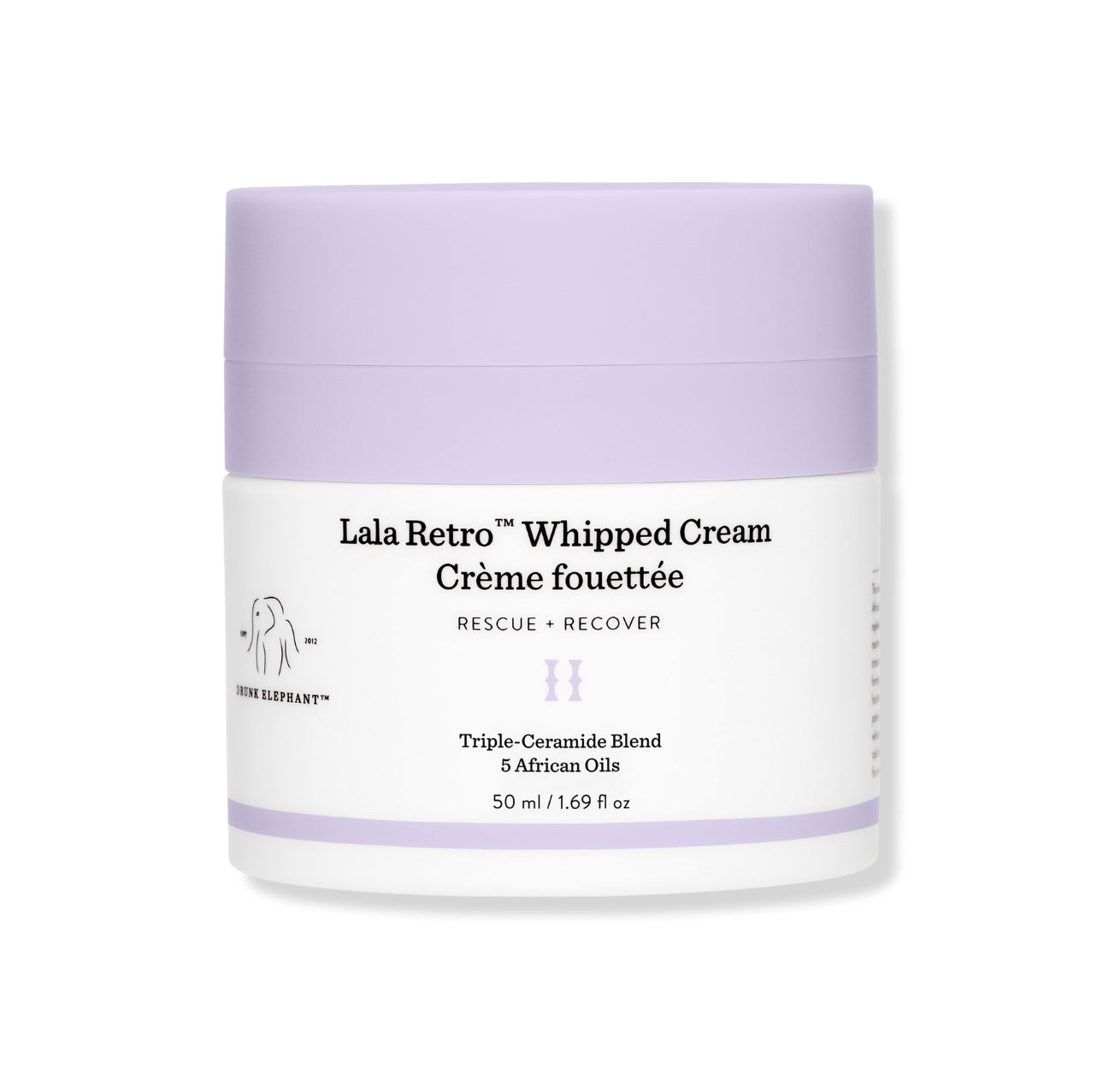 Drunk Elephant- Lala Retro Whipped Cream Moisturizer with Ceramides