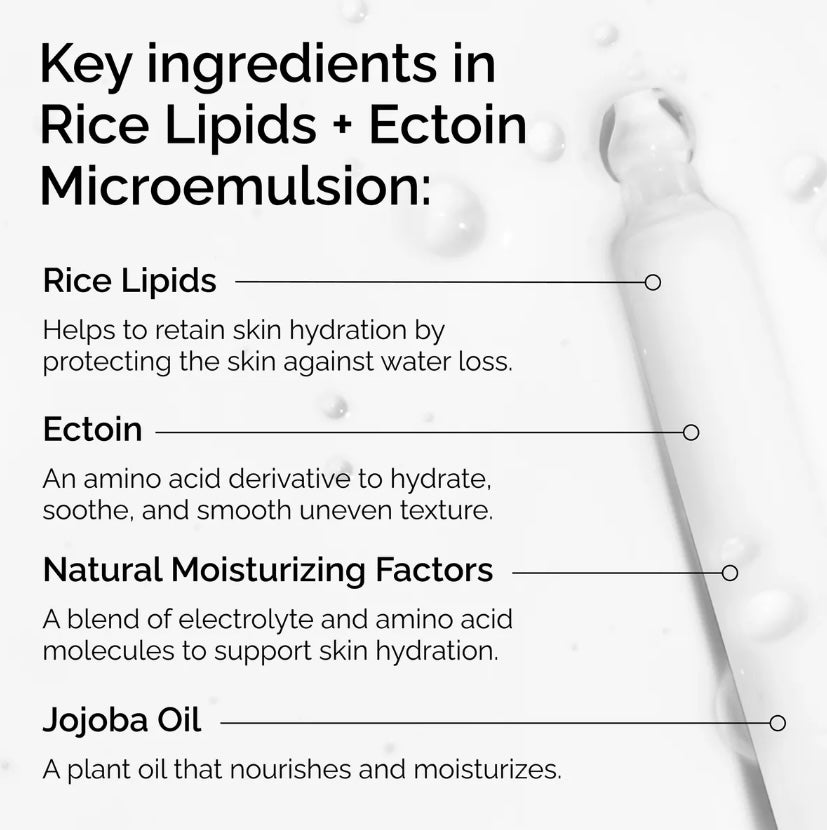 The Ordinary- Rice Lipids+Ectoin Microemulsion Moisturizer