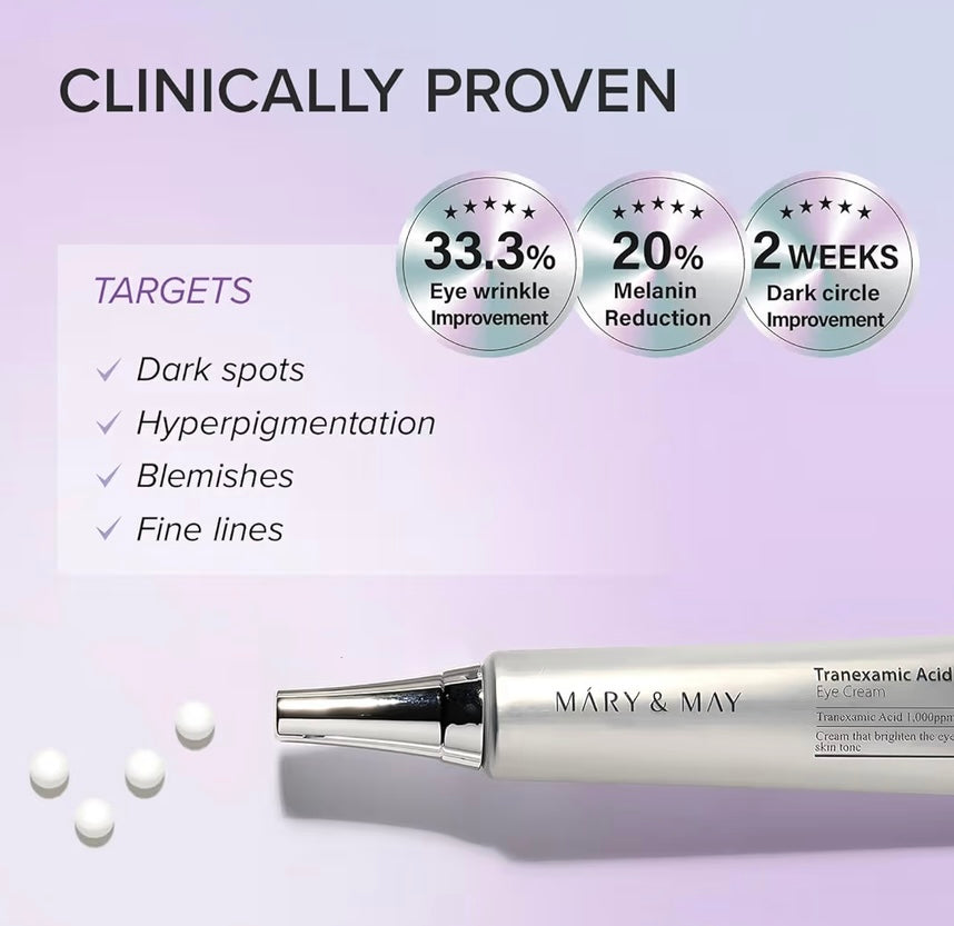 Mary & May- Tranexamic Acid + Glutathione Eye Cream