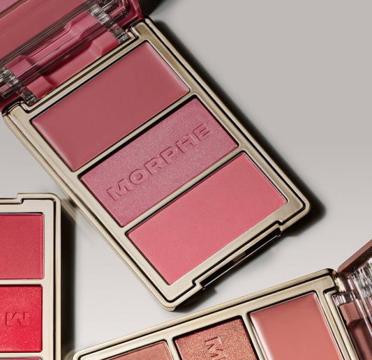 Morphe- Cheek Thrills Multi-Finish Face Trio Palette