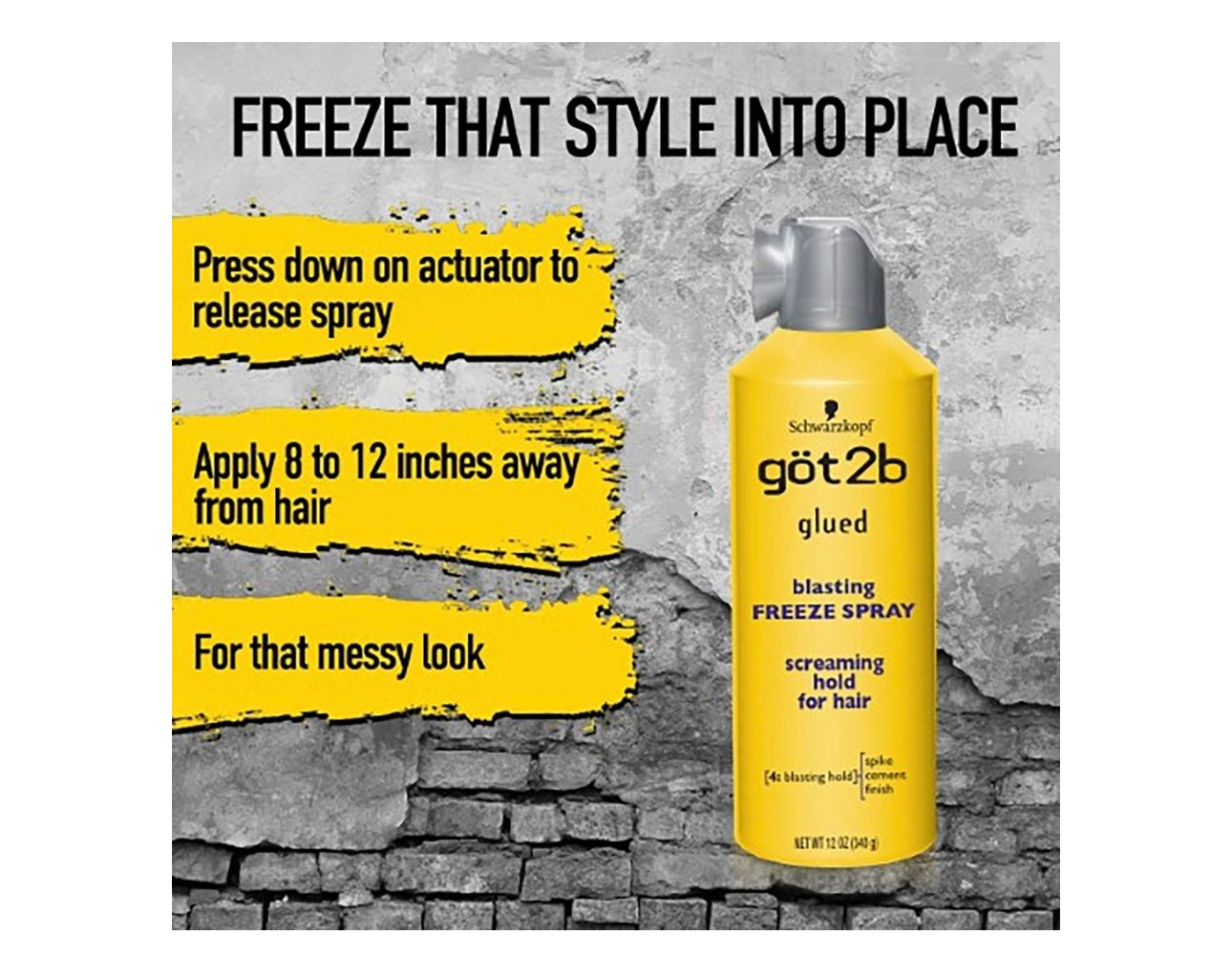 Got2b- Glued Blasting Freeze Spray