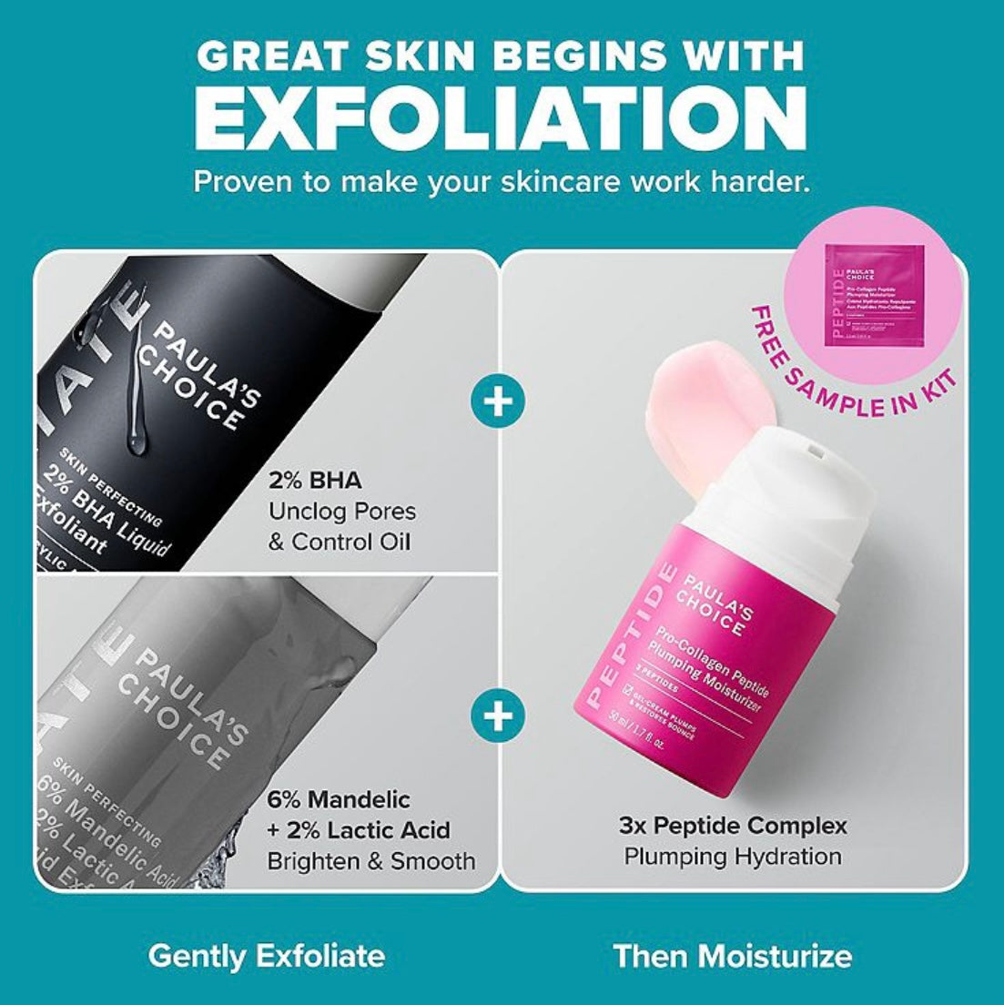 Paula’s Choice- Smooth & Glow Set for Clearer, Brighter Skin