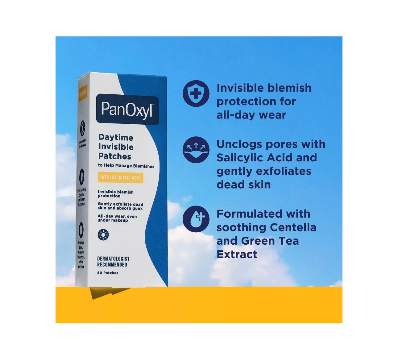 PanOxyl- Daytime Invisible Patches with Salicylic Acid