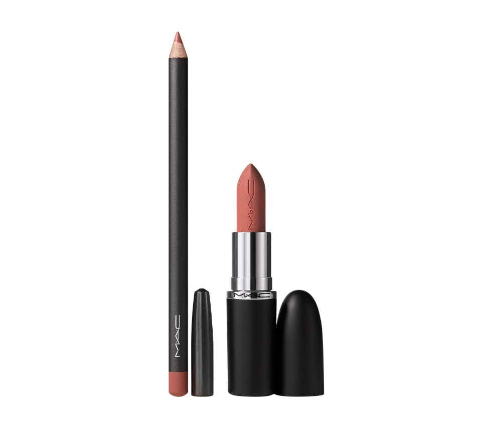 MAC- Topsy Teddy Matte Lipstick+Lipliner Set