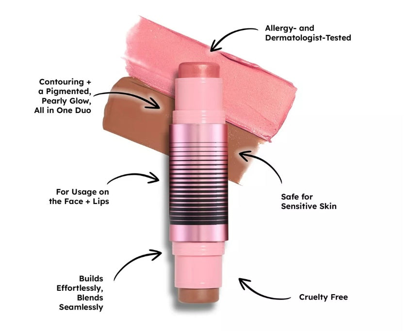 DIBS- GlowTour Duo Shimmering Blush + Contour Stick