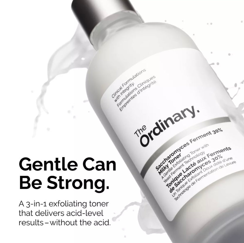 The Ordinary- Saccharomyces Ferment 30% Milky Toner for Gentle Exfoliation and Hydration