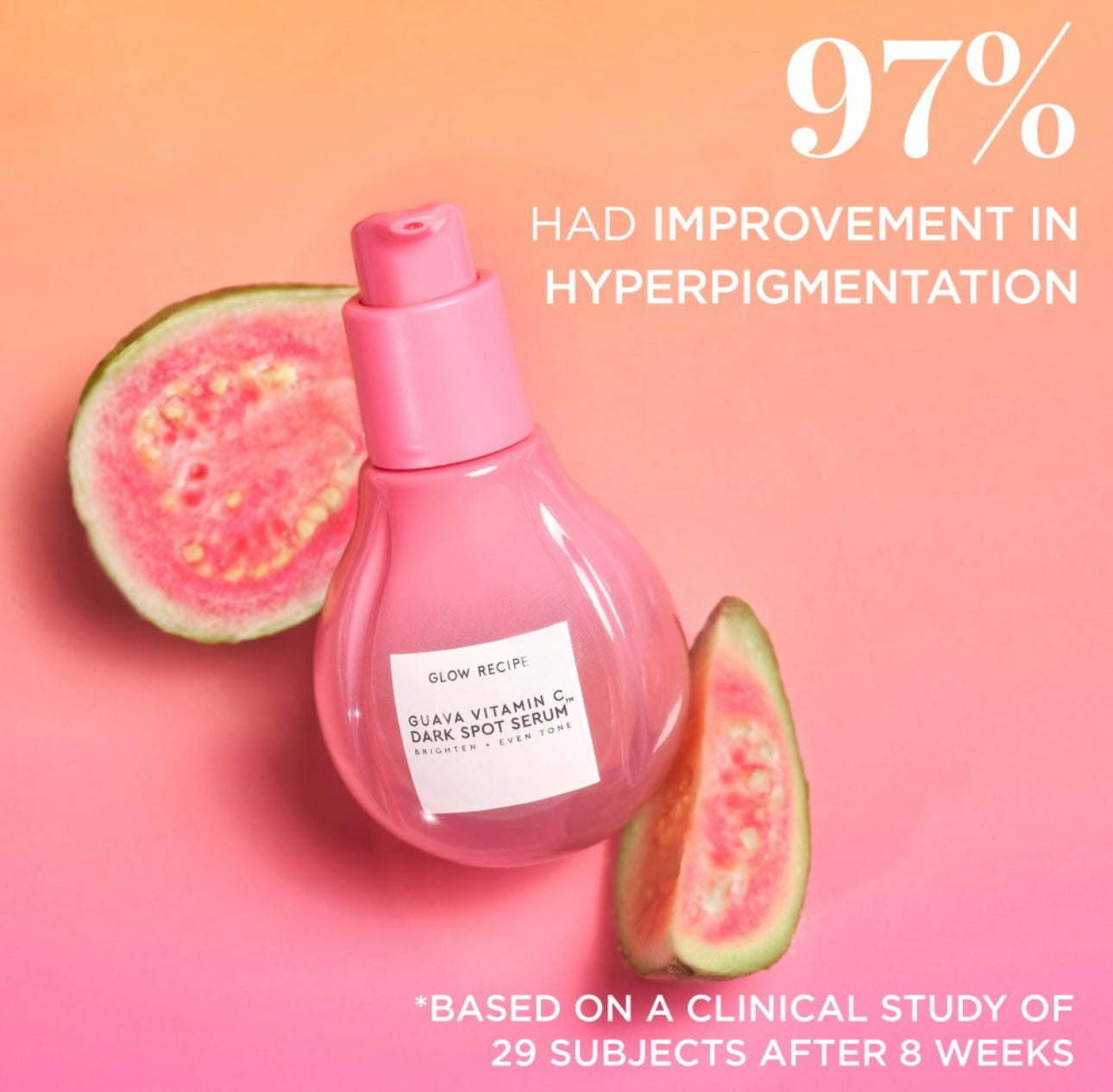 GLOW RECIPE- Guava Vitamin C Dark Spot Brightening Treatment Serum