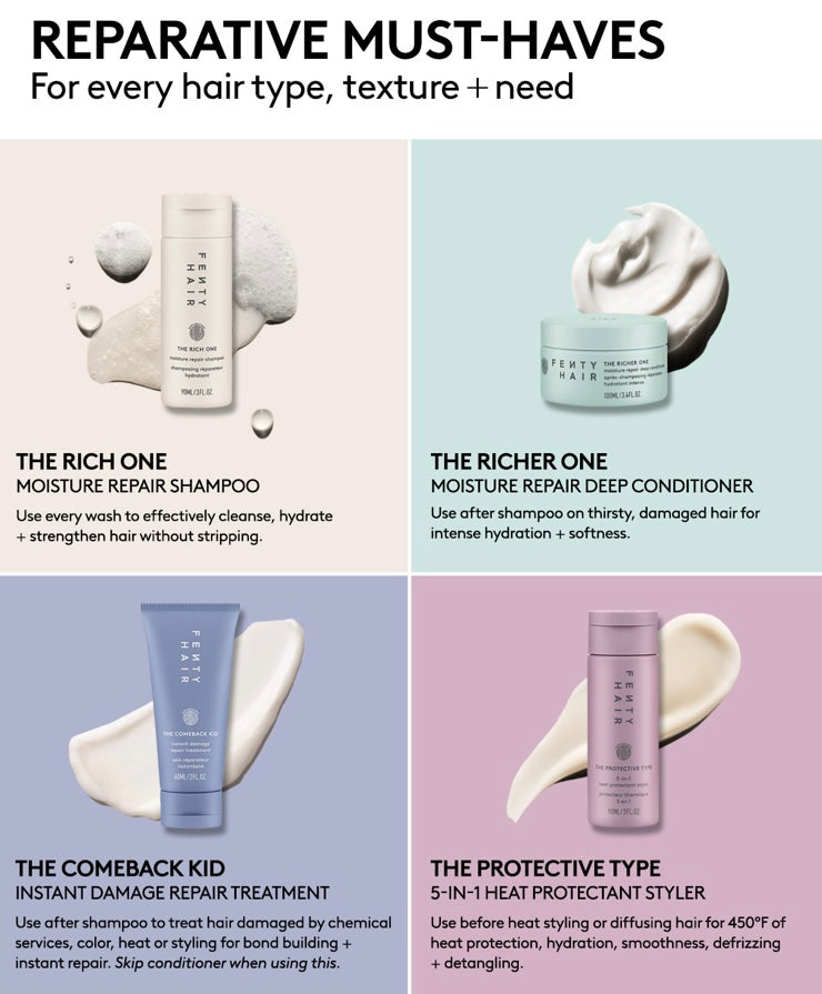 Fenty Beauty- The Mini Maintenance Crew Universal Hair Start’R Kit