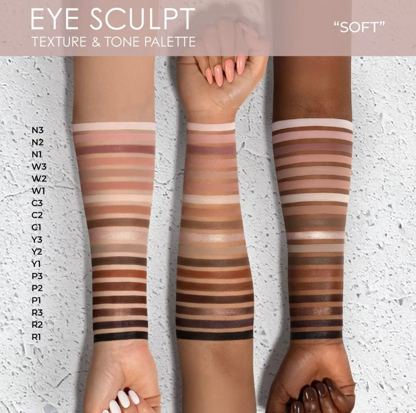 Natasha Denona- Eye Sculpt Texture & Tone Eyeshadow Palette