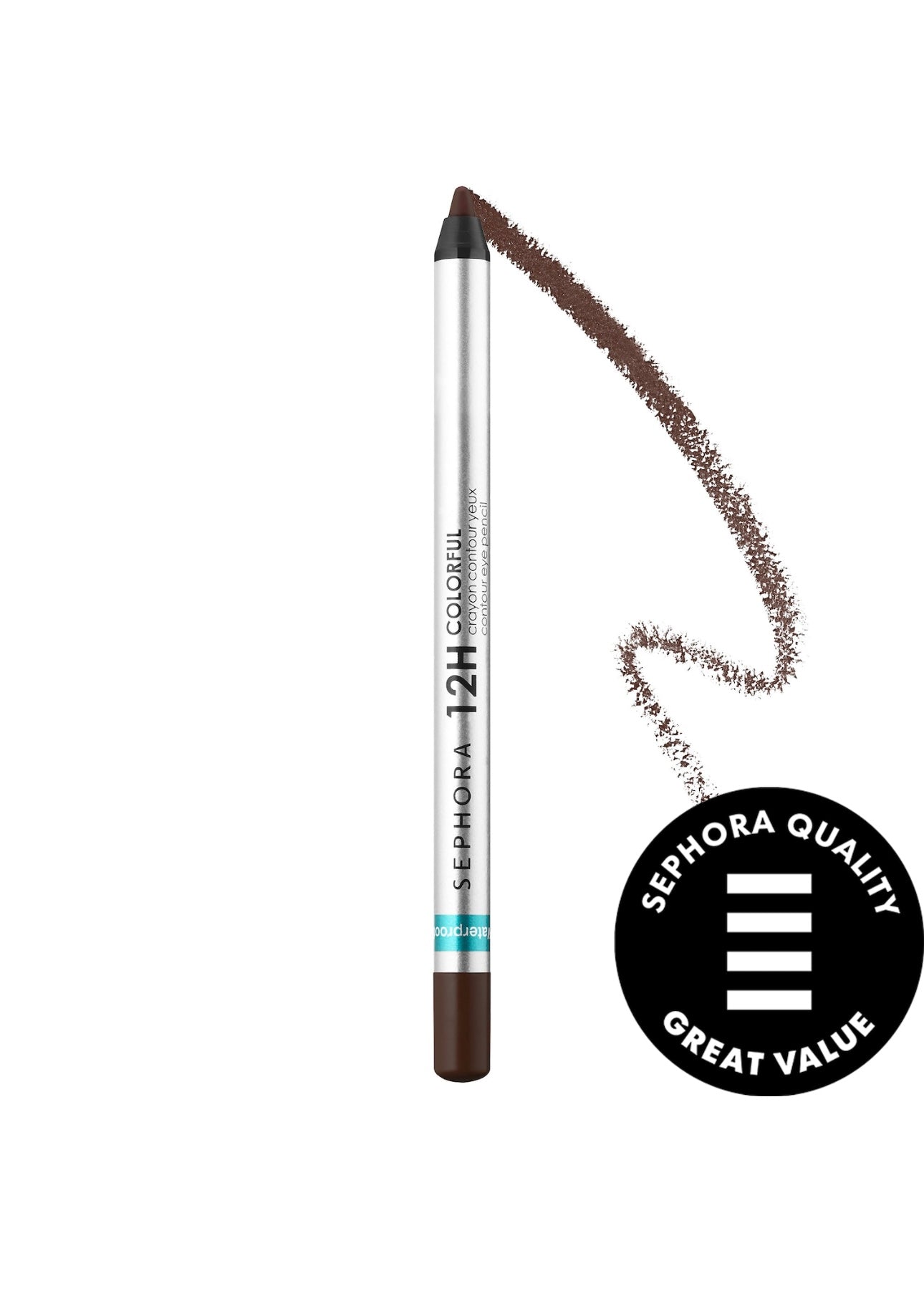 Sephora- 12 Hour Colorful Contour Pencil Black Eyeliner/Pencil/Kohl