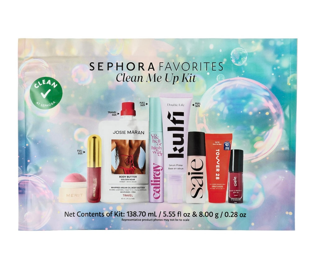 Sephora Favorites- Clean Me Up Kit Makeup Value Set