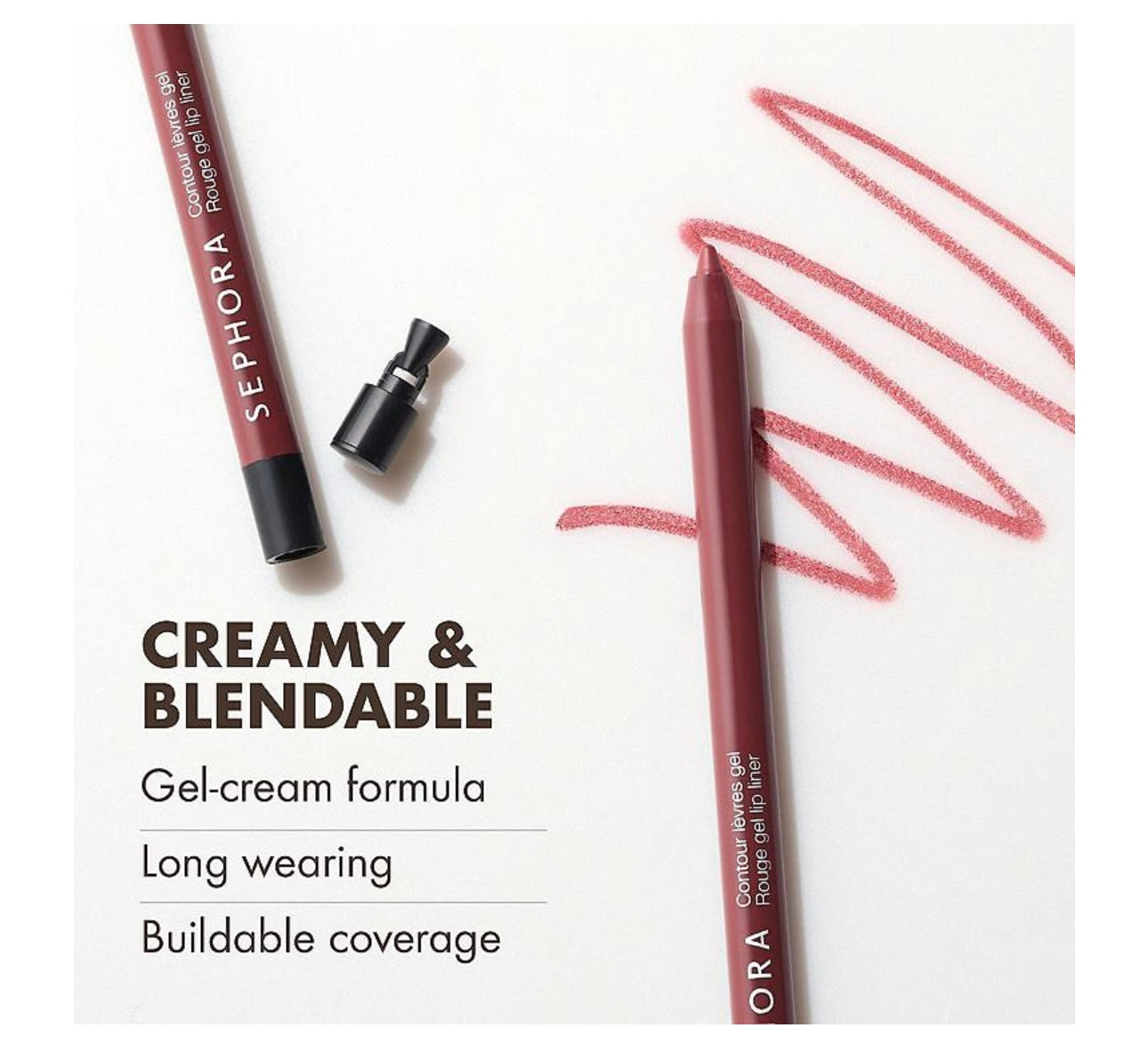 SEPHORA- Retractable Rouge Gel Lip Liner