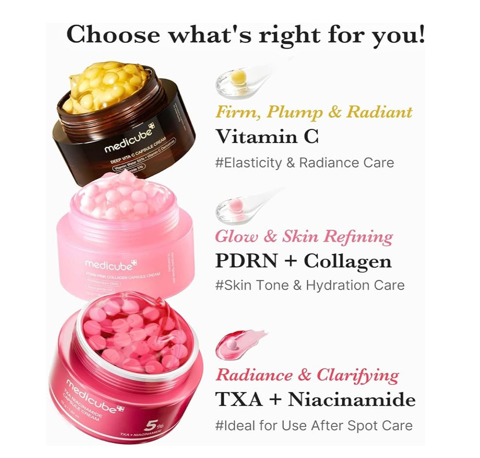 Medicube- PDRN Pink Collagen Capsule Cream