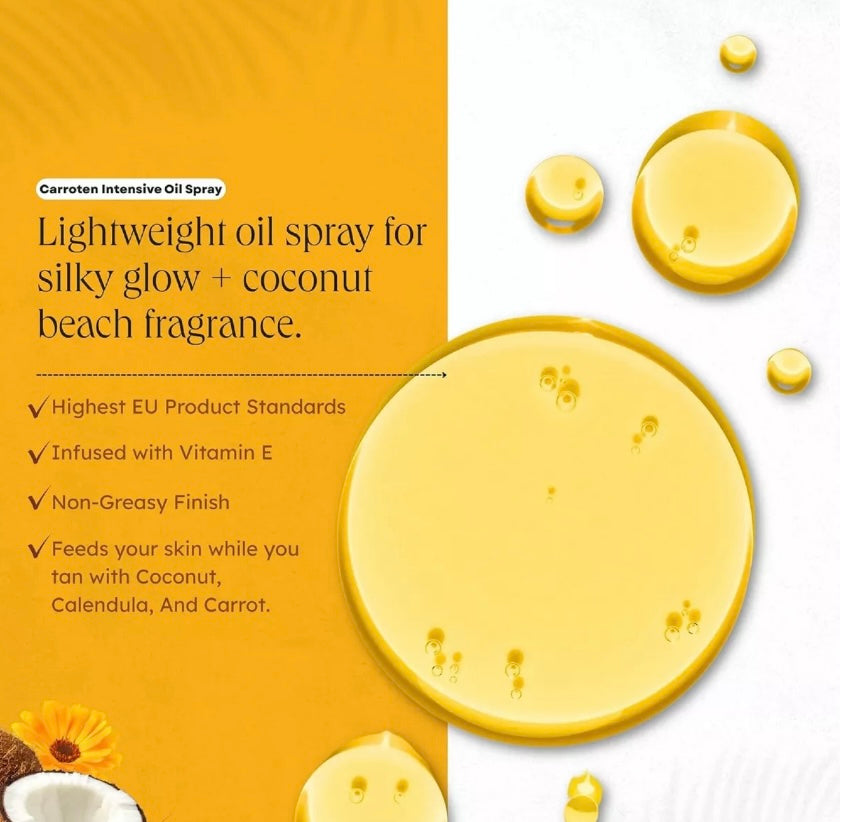 Carroten- Intense Tan Tanning Oil Spray