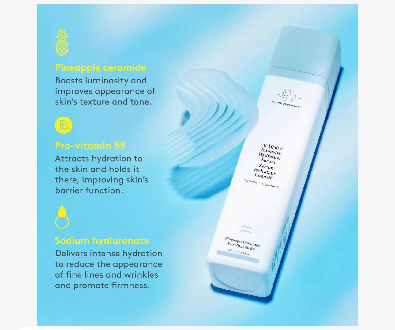 Drunk Elephant- B-Hydra Intensive Hydration Serum