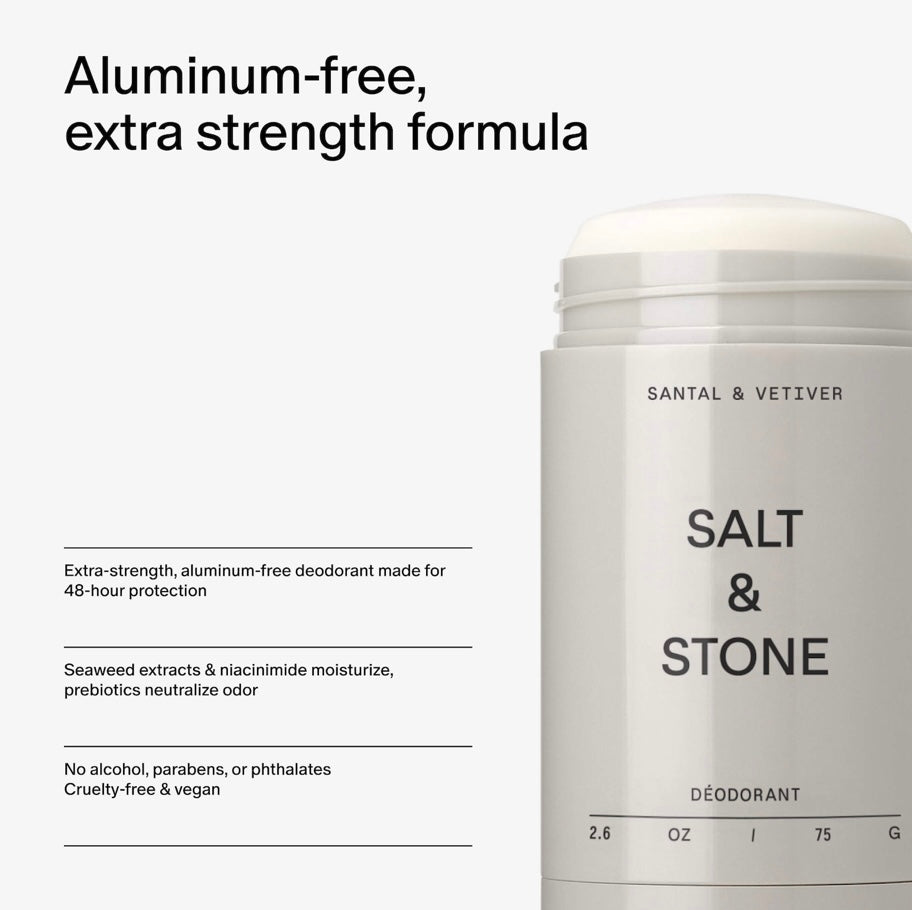 Salt & Stone- Extra Strength Aluminum Free Deodorant