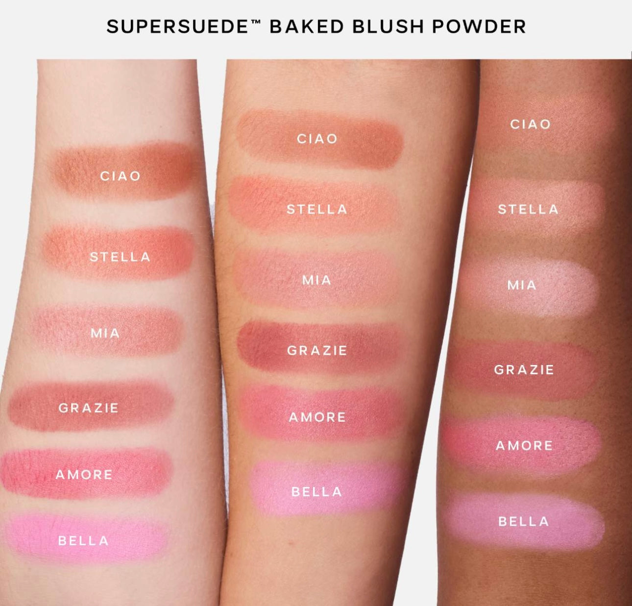 Saie- SuperSuede™ Radiant Talc-Free Baked Powder Blush