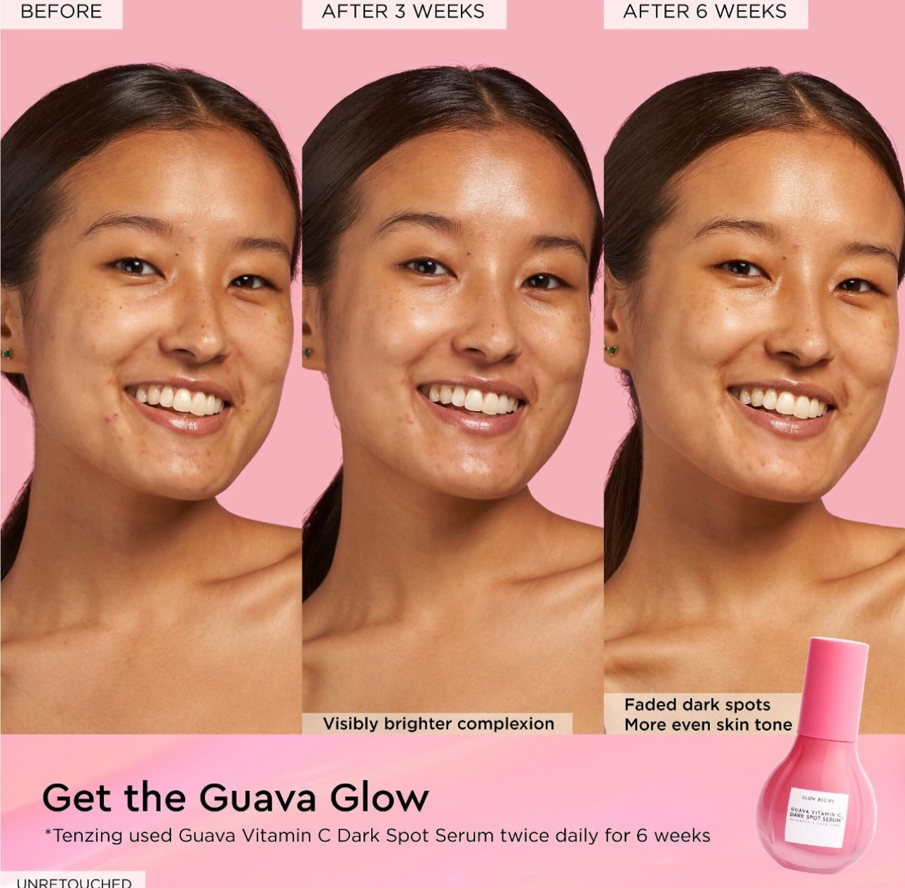 GLOW RECIPE- Guava Vitamin C Dark Spot Brightening Treatment Serum