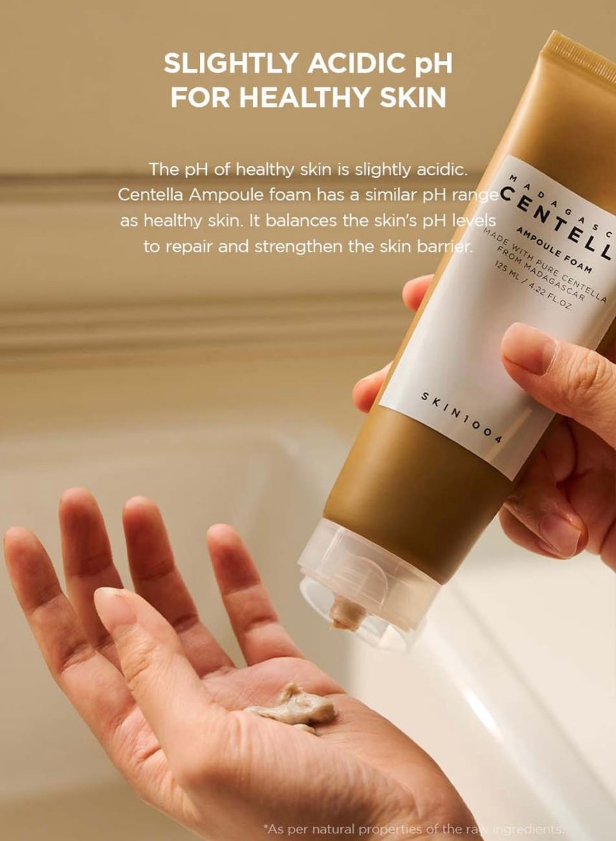 SKIN1004- Madagascar Centella Ampoule Foam Cleanser