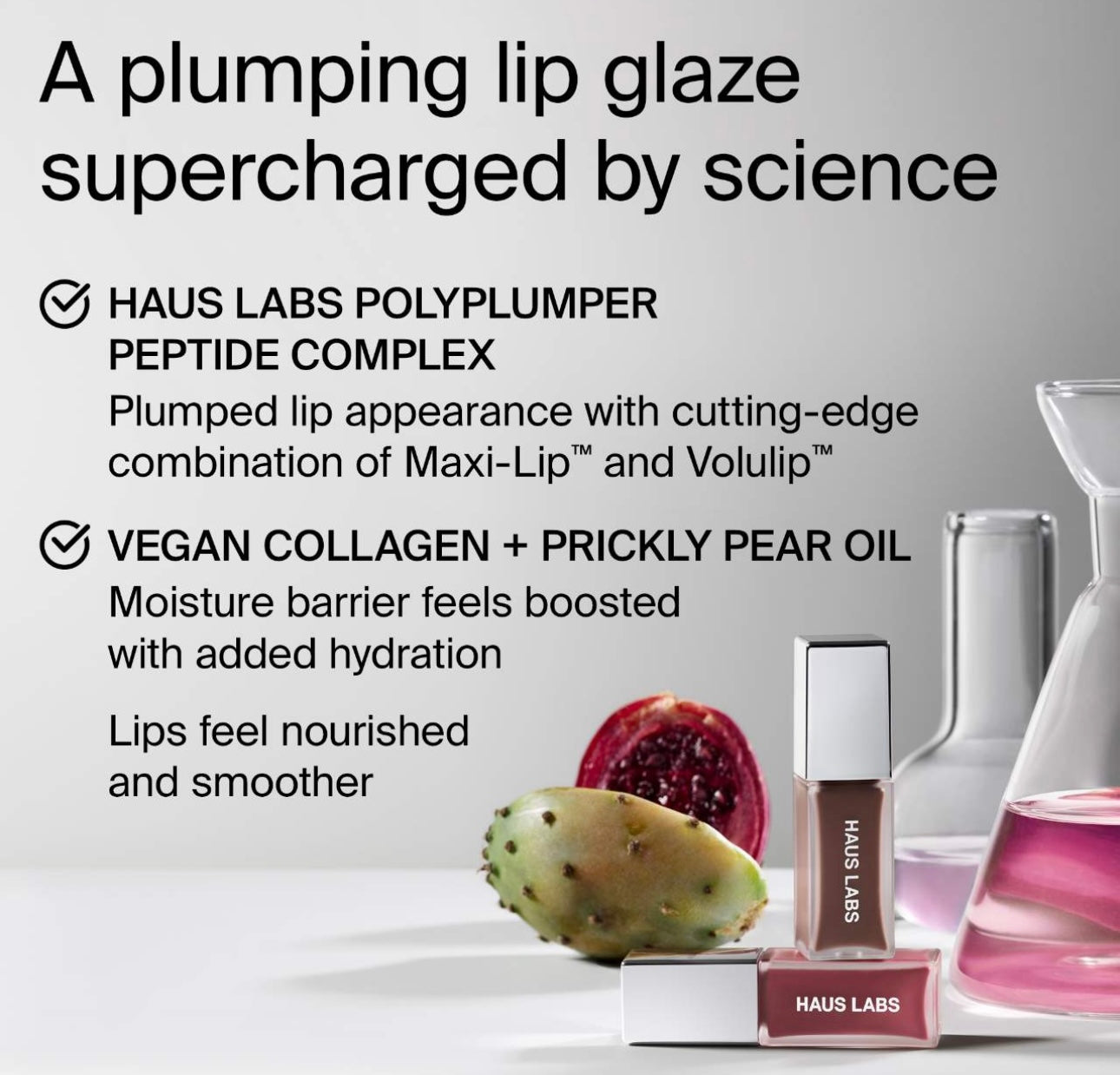 HAUS LABS- PhD Hybrid Lip Glaze Plumping Gloss